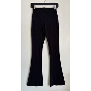 Black Lululemon Align High Rise Mini Flare Leggings 6